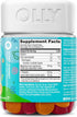 Gummy, 25 50 Count (Packaging OLLY Kids Chillax For a Calm and Relaxed Mood*, Magnesium, L-Theanine, Lemon Balm