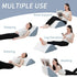 Knee Wedge Pillow, Bed Wedge Pillow for Sleeping, After Surgery Leg Pillow for Knee Pain Relief, Back Pain, Sciatica,