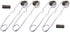 4 pcs Flint Spark Torch Igniter with 10pcs Flints for Propane Torch Striker