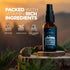 Wild Mountain Peptide Face Serum for Men, Hydrating Hyaluronic Acid & Collagen Boosting Amino Acids, 1 oz