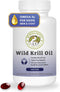 Wholistic Pet Organics Krill Oil for Dogs, Omega 3 Supplement for Itching Skin Relief & Joint Health