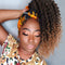 Vigorous Ponytail Extension, 14 Inch Drawstring Ponytail for Black Women, Short Fluffy Afro Kinky Curly