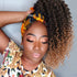 Vigorous Ponytail Extension, 14 Inch Drawstring Ponytail for Black Women, Short Fluffy Afro Kinky Curly