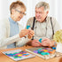 KUMUNI Wooden Tile Matching Game for Adults with Storage Bag Dementia Activities for Seniors Dementia Products