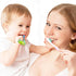 Slotic Baby & Toddler Toothbrush for Ages 0-2 Years, Extra Soft Bristle, Easy-Grip Handle, Teething Pad, Dentist