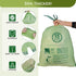 Lokingrise 13 1 49.21 30 D6400, Gallon Compostable Trash Bags with Drawstring, Heavy Duty Extra Thick Mil, Liter, Bags