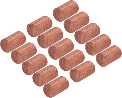 WIHFHGZ 15Pcs Set Wood Diffuser for Essential Oils, Rosewood Portable Mini Round, Aromatherapy - Passive Oil Release