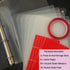 Large Press On Nail Organizer 10 PCS Clear Empty Press On Nail Storage Press On Nail Packaging for Fake Nail Storage Nail Display Nail Salon Press On Nail Supplies Organizer with Nail Tape