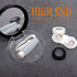 Contact Lens Case, Cute Moon and Stars Holder Kit with Remover Tool, Tweezers, Mirror, Storage Box