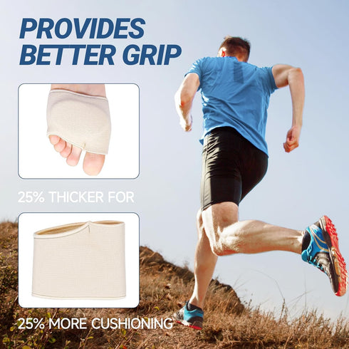 Metatarsal Pads with Gel Pad, Foot Pads for Ball Pain Relief, Morton's Neuroma, Metatarsalgia Support
