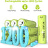 Kruta Ni-MH AA Rechargeable Batteries 1600mAh 1.2V for Garden Landscaping, Outdoor Solar Lights (8 Pack)