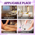 Pedicure Kit Foot Soak Set, 4 Step Foot Spa Kit with Bubble Salt, Sugar Scrub, Massage Mask, and Lotion (Lavender)