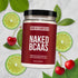 Cherry Lime Naked BCAAs Powder - 100% Pure Vegan 2:1:1 Formula, 501 Grams