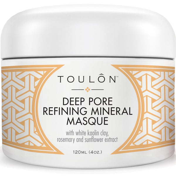 TOULON Kaolin Clay Mask for Face with White Kaolin Mineral Clay - Soft Healing Mask for Women or Men