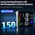 Blood Pressure Monitor Upper Arm - Rechargeable Home Use BP Machine with Large LED Screen and Talking Function