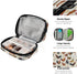 Set 7 Hens Roosters Chickens Pill Organizer Case Day Rustic Travel Pill Box with Zipper Portable Small Weekly Vitamin