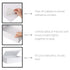Purple Q Crafts White Hard Gift Box, 14" x 9" x 4" Rectangle Favor Box with Magnetic Closure Lid