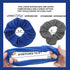Large Solid Scrunchie - Set of 2 in Light Blue