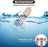 Portable Waterproof Metal Pill Organizer - Compact Travel Pill Box, 7 Day Daily Holder for Small Pills, Aluminum Alloy,