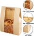 Lmoszuak 50 Pack Breads(13.7x8.26x3.54in).with 75pcs Packaging thicker Large Sourdough Bread bags for Homemade Window