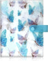 Nail Art Sticker Storage Book, 144 Slots Organizer for Nail Art Stickers, Plastic Binder, Blue