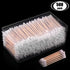 Norme 3 Inch Cotton Swabs in Storage Box, 500 Pcs Long Cotton Swab Pointed and Round Tip for Cleaning.