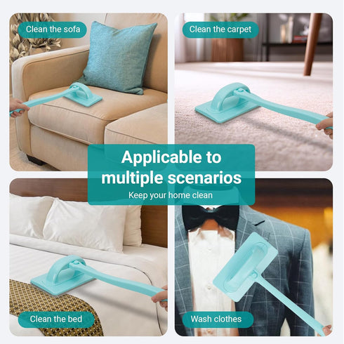 Zqarallax 3 Pack 6 Window Cleaner Tool, Window Screen Cleaner and Track Cleaning Brush with Replacement Cleaning