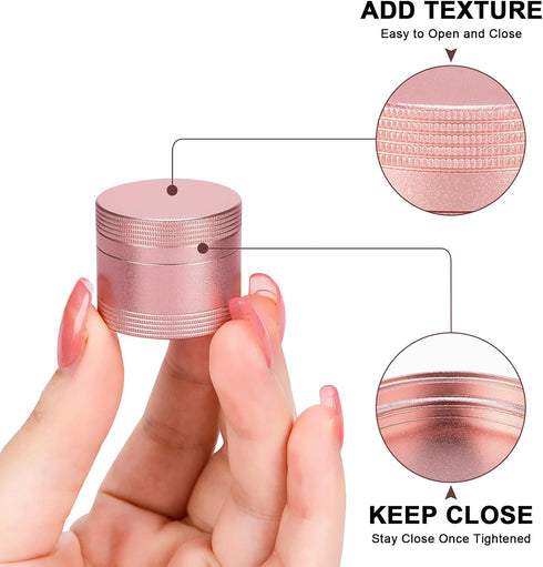 Small Daily Pill Case, Portable Metal Pill Box for Pocket Purse, Waterproof Holder for Vitamins, Medicine, Organizer