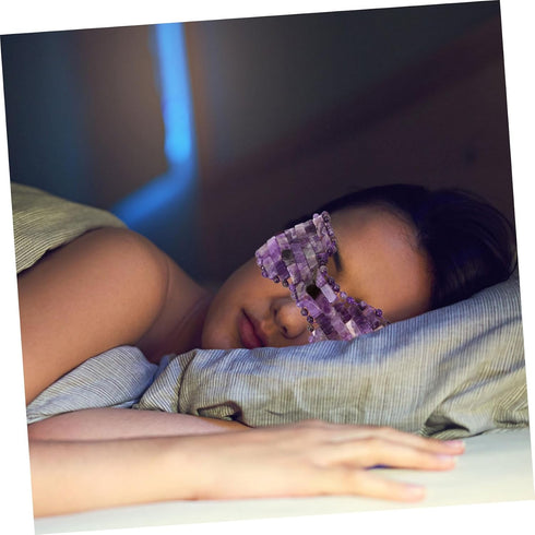 Natural Jade Cooling Eye Mask for Relaxation and Sleep