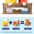 Honourable Wooden Laundry Detergent Holder, Retro Design, Holds 2 Bottles, Up to 35 lbs (Material: Plywood)