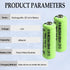 Zsolarigt 10 2/3AAA 1.2V 600mAh Batteries,2/3 Pcs NIMH Rechargeable Solar AAA Batteries Rechargeable Button Top