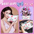 Hillban 10 Pcs Inspirational Gifts Bulk Cosmetic Bag for Women Employee Appreciation Gifts, You Are Amazing Loved Green Leaves Makeup Bags(Butterfly)