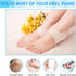 Wonderwin Gel Heel Cups, Medical-Grade Breathable Heel Protectors for Cracked Heels, Heel Spurs, Plantar Fasciitis, Men