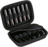 Hipiwe Hard Shell Essential Oil Carrying Case, Holds 12 Bottles (5ml, 10ml, & 10ml Rollers), Travel Size Organizer,