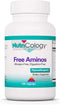 Nutricology Free Aminos Supplement - Free Form Amino Acids Complex, Lean Muscle Mass Support, 100 Count