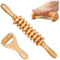 Thetsify 3Pcs Wood Therapy Massage Tools, Lymphatic Drainage & Maderoterapia Kit for Body