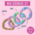 Lilly Pulitzer Mini Scrunchies, 4 Piece Set for Women and Girls, Cute Mini Hair Ties and Bands