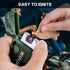 LcFun Waterproof Lighter, Outdoor Windproof Dual Arc Electric Lighter, USB Rechargeable for Camping