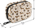 Ollabaky 7 Dog Paw Dachshund Pill Case, Portable Weekly Travel Pill Box Bag Container Days Pill Organizer Vitamin