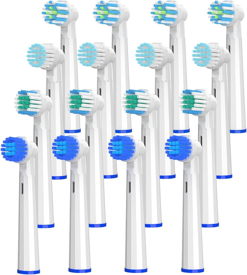 Replacement Heads for Oral B Braun Electric Toothbrush, 16 Pcs for Pro 1000/1500/7500/3000/7000