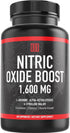 Nitric Oxide Booster Supplement, 1600mg Extra Strength L-Arginine, Citrulline Malate, Alpha-Ketoglutarate (60 Count)