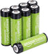 Amazon Basics 8-Pack Rechargeable AA NiMH Batteries, 2000 mAh