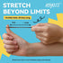 Hoyols Strong Hair Elastic Rubber Bands, No Damage Ties for Women, 1000 Piece Pack, Brown