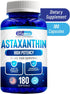 WeLikeVitamins Astaxanthin 10mg Softgel, Organic Supplements for Eye, Joint, Skin Health & Energy, 180 Servings