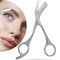 LePinko Eyebrow Trimming Scissors with Combs, Silver Gifts for Men Women Stocking Stuffers