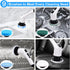 WDFAACK 8 Electric Spin Scrubber,Cordless Spin Scrubber for Cleaning with Replaceable Brush Heads,Shower Scrubber