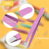 Maitys 16 Pieces Slanted Eyebrow Tweezers - Stainless Steel Precision Tweezers for Personal Care