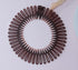 Sowaka 4 Pcs Circular Stretch Comb, Black Brown Flexible Hair Wrap Holder for Women Girls Sports Accessories