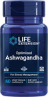 Life Extension Optimized Ashwagandha | 60 Capsules | Vegetarian, Gluten-Free, Non-GMO Stress Management Supplement