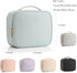 Vlando Large Toiletry Bag - Multi-compartment Travel Cosmetic Makeup Bag for Jewelry and Accessories, Beige